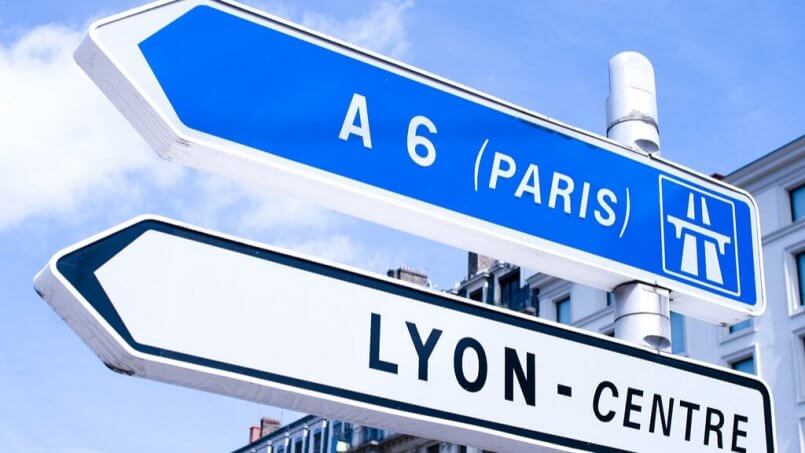 Driving in France-Difference #2-Route designations always start with a letter